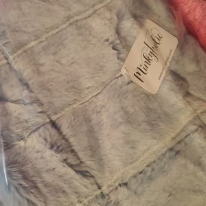 Minky travel blanket